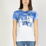 T-shirt Desigual FEZ Blu - Foto 4