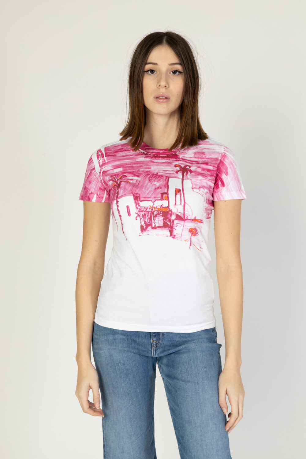 T-shirt Desigual FEZ Rosa - Foto 1