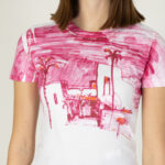 T-shirt Desigual FEZ Rosa - Foto 2