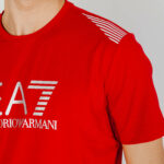 T-shirt EA7  Rosso - Foto 3