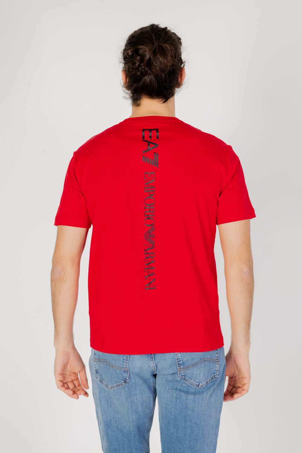 T-shirt EA7  Rosso - Foto 3