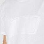 T-shirt GAS LUC LOGO BRANDING Bianco - Foto 2