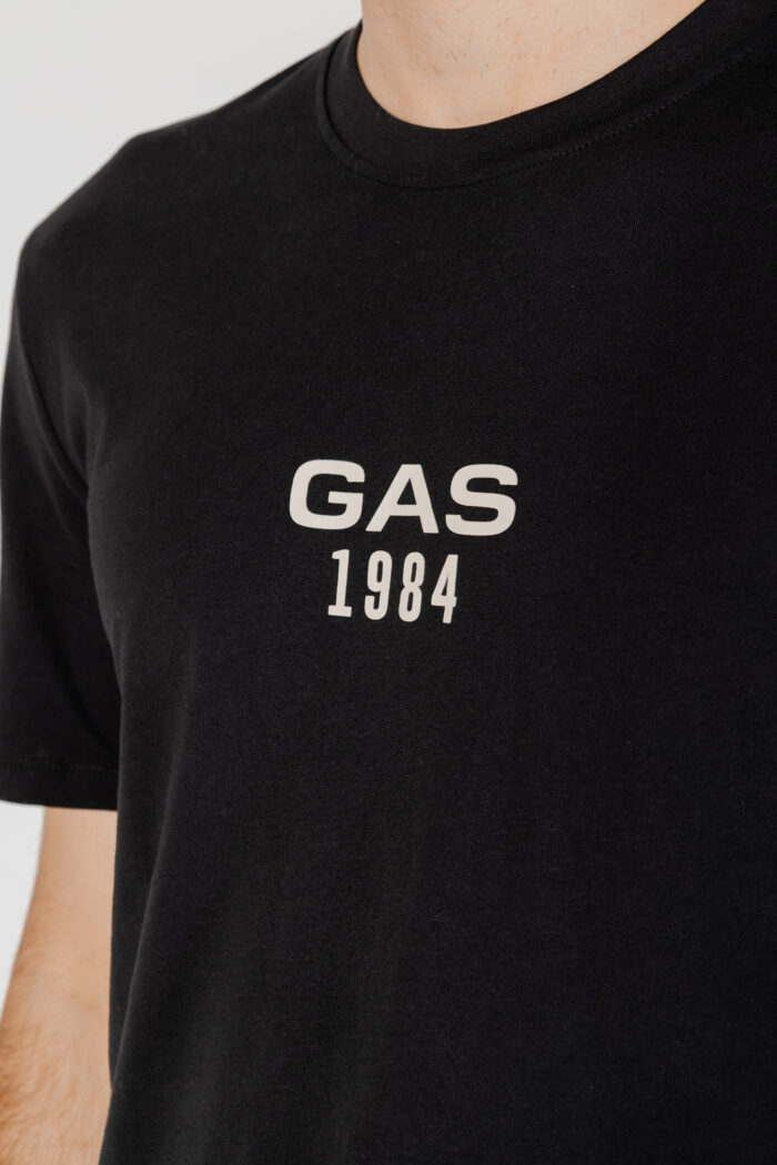 T-shirt Gas DHARIS 1984 Nero