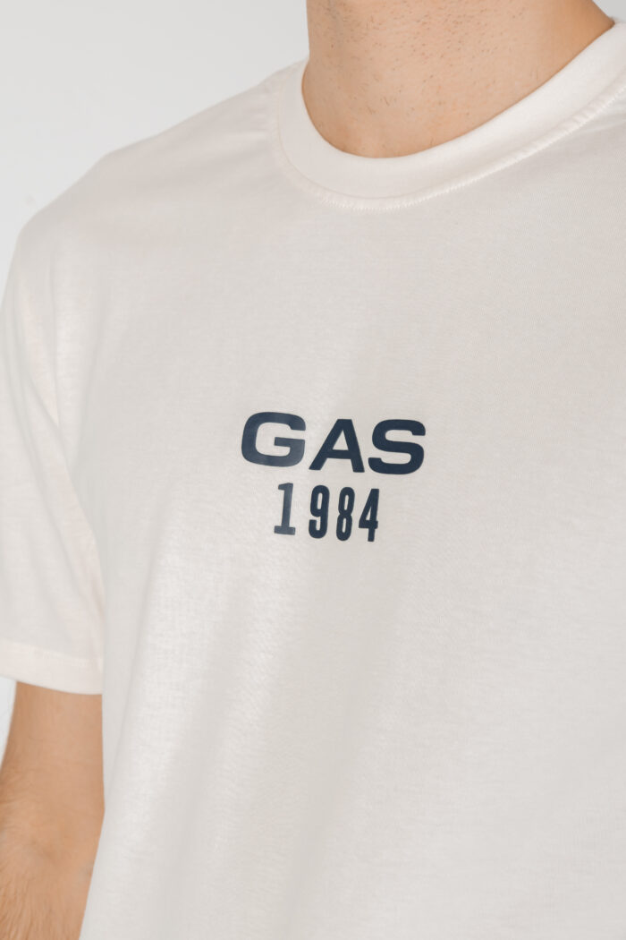 T-shirt Gas DHARIS 1984 Panna