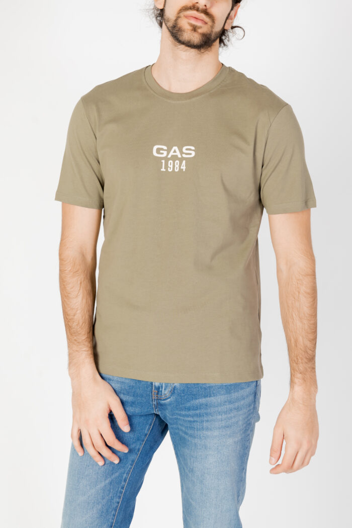 T-shirt Gas DHARIS 1984 Verde