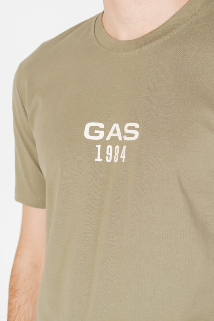 T-shirt Gas DHARIS 1984 Verde