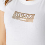 T-shirt Guess SS CN STUDS BOX Bianco - Foto 2