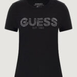 T-shirt Guess SS CN BOLD LOGO Nero - Foto 3