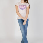 T-shirt Guess SS CN HEART Rosa - Foto 4