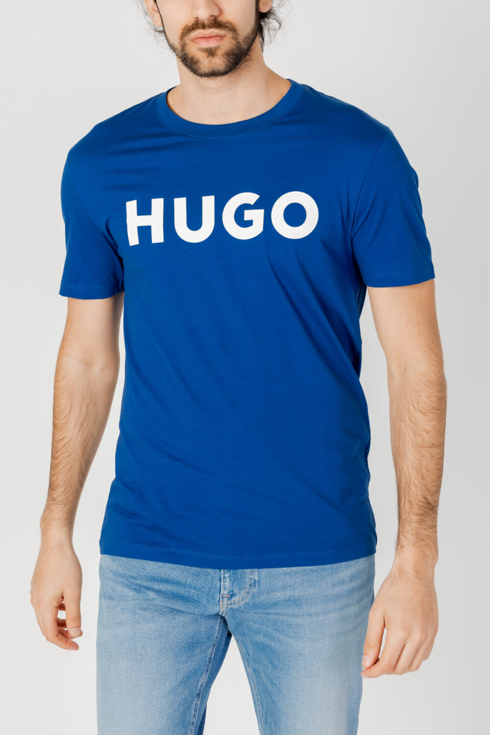 T-shirt Hugo Dulivio 10229761 01 Blu - Foto 1