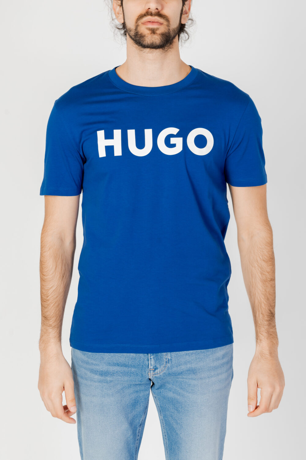T-shirt Hugo Dulivio 10229761 01 Blu - Foto 5