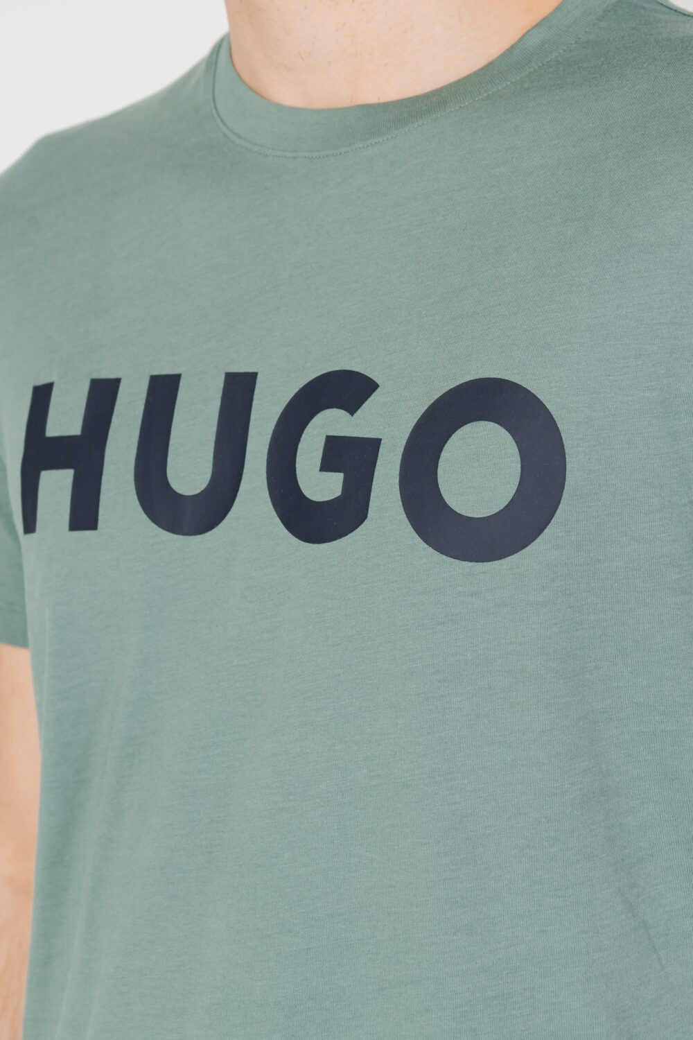 T-shirt Hugo Dulivio 10229761 01 Verde Scuro - Foto 2