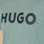 T-shirt Hugo Dulivio 10229761 01 Verde Scuro - Foto 2