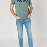 T-shirt Hugo Dulivio 10229761 01 Verde Scuro - Foto 4