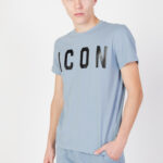 T-shirt Icon LOGO Celeste - Foto 1