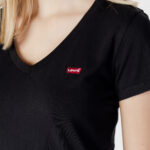 T-shirt Levi's® PERFECT VNECK Nero - Foto 2