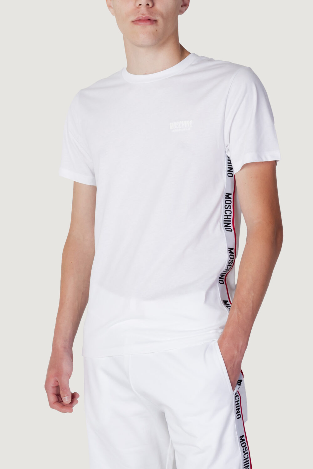 T-shirt Moschino Underwear  Bianco - Foto 1