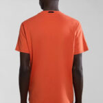 T-shirt Napapijri S-CANADA Arancione - Foto 3
