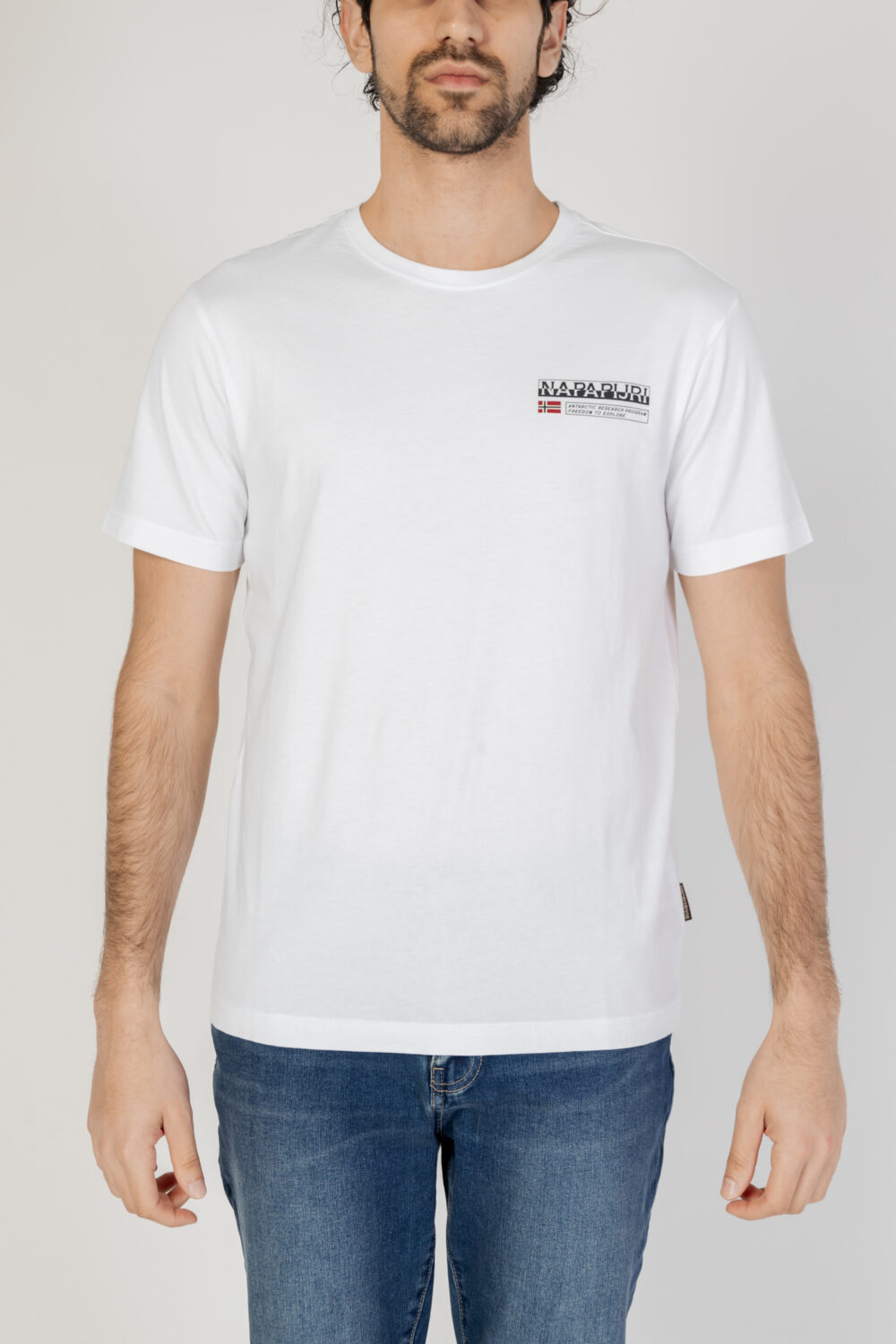 T-shirt Napapijri S-KASBA Bianco - Foto 4