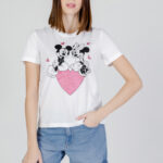 T-shirt Only Onlmickey Life Reg S/S Valentine Jrs Bianco - Foto 1
