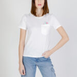T-shirt Only Onlpolly Life Reg S/S Pocket Box Jrs Bianco - Foto 1