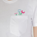 T-shirt Only Onlpolly Life Reg S/S Pocket Box Jrs Bianco - Foto 2
