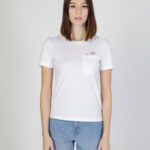T-shirt Only Onlpolly Life Reg S/S Pocket Box Jrs Bianco - Foto 5