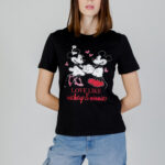 T-shirt Only Onlmickey Life Reg S/S Valentine Jrs Nero - Foto 1
