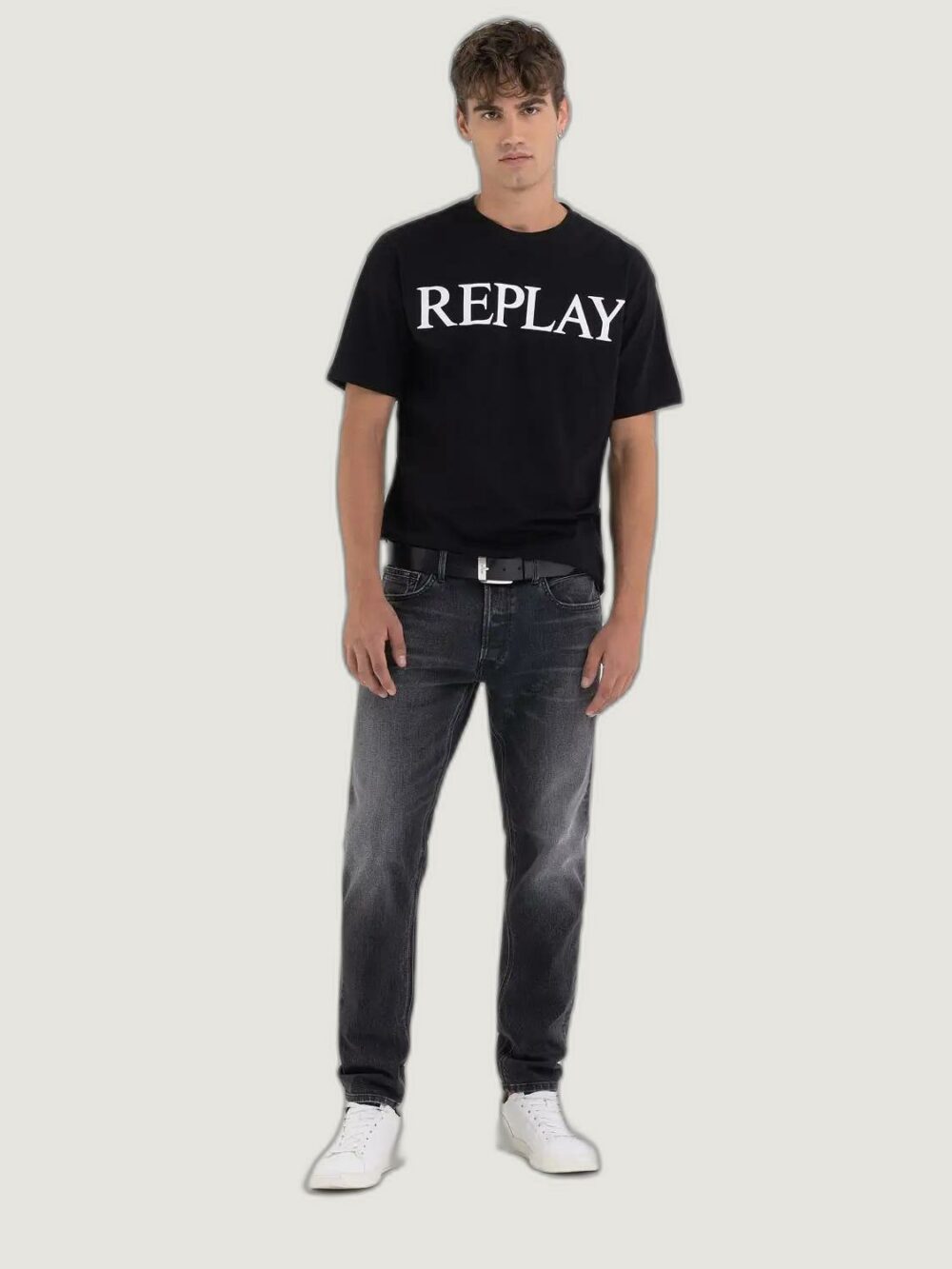 T-shirt Replay  Nero - Foto 5