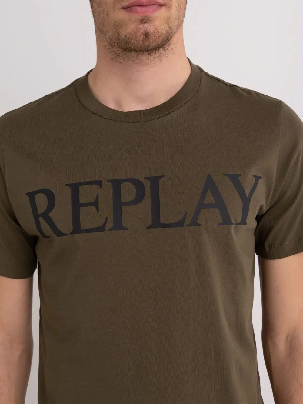 T-shirt Replay  Verde Oliva - Foto 2