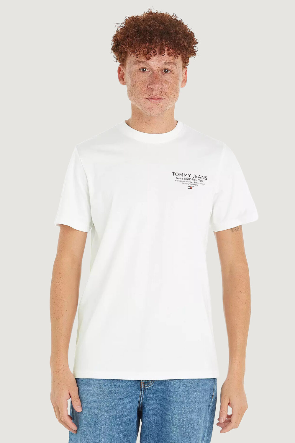 T-shirt Tommy Hilfiger Jeans ESSTNL GRAP Bianco - Foto 1