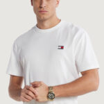 T-shirt Tommy Hilfiger Jeans REG BADGE EX Bianco - Foto 5