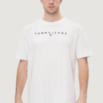 T-shirt Tommy Hilfiger Jeans REG LINEAR LOGO Bianco - Foto 1