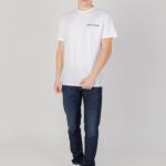 T-shirt Tommy Hilfiger Jeans TJM CLSC LINEAR CHES Bianco - Foto 4