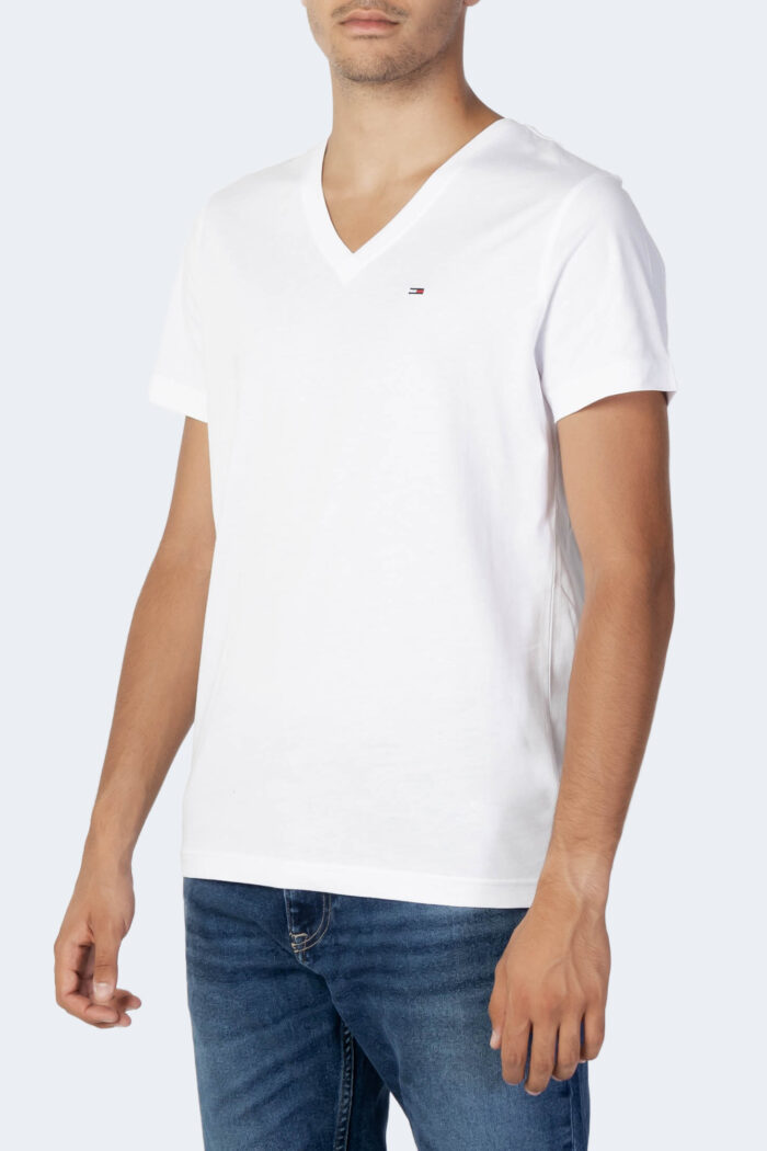 T-shirt Tommy Hilfiger TJM ORIGINAL JERSEY V NECK TEE Bianco