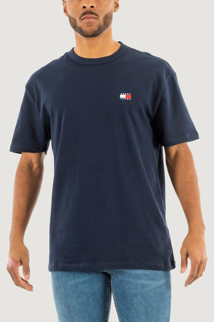T-shirt Tommy Hilfiger REG BADGE EX Blu
