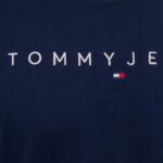 T-shirt Tommy Hilfiger Jeans REG LINEAR LOGO Blu - Foto 2