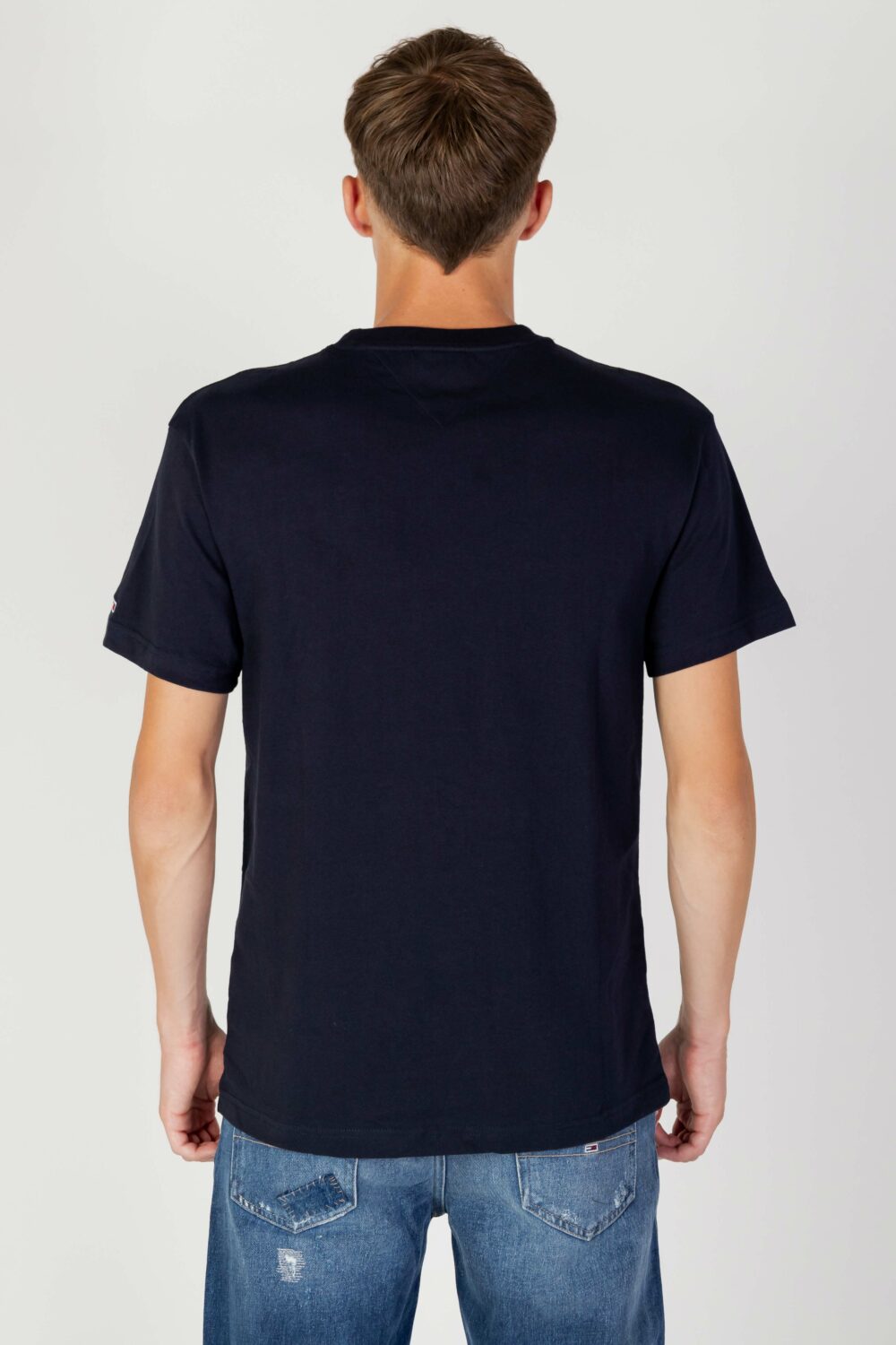 T-shirt Tommy Hilfiger Jeans TJM CLSC SIGNATURE T Blu - Foto 4