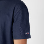 T-shirt Tommy Hilfiger Jeans TJM CLSC SMALL TEXT Blu - Foto 4