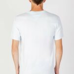 T-shirt Tommy Hilfiger Jeans TJM CLSC SMALL TEXT Celeste - Foto 4