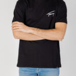 T-shirt Tommy Hilfiger Jeans REG SIGNATURE Nero - Foto 1