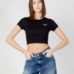 T-shirt Tommy Hilfiger Jeans SLIM CRP SCRIPT Nero - Foto 1