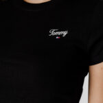 T-shirt Tommy Hilfiger Jeans SLIM CRP SCRIPT Nero - Foto 2