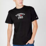 T-shirt Tommy Hilfiger Jeans TJM CLSC 1985 RWB CU Nero - Foto 1