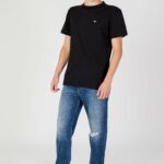 T-shirt Tommy Hilfiger Jeans TJM CLSC RIB DETAIL Nero - Foto 5