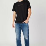 T-shirt Tommy Hilfiger Jeans TJM CLSC SMALL TEXT Nero - Foto 2