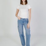 T-shirt Tommy Hilfiger Jeans SLIM TONAL LINEA Panna - Foto 4