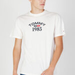 T-shirt Tommy Hilfiger Jeans TJM CLSC 1985 RWB CU Panna - Foto 1