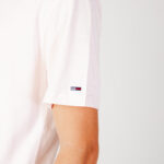 T-shirt Tommy Hilfiger Jeans TJM CLSC SMALL TEXT Rosa - Foto 4