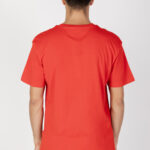 T-shirt Tommy Hilfiger Jeans TJM CLSC LINEAR CHES Rosso - Foto 4